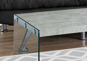 Coffee Table Rectangular For Living Room Clear Tempered Glass - R&R Furniture Gallery (Fountain Valley, CA)
