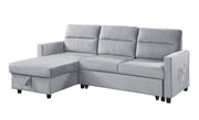 Ivy - Reversible Sleeper Sectional Sofa With Storage Chaise And Side Pocket - R&R Furniture Gallery (Fountain Valley, CA)