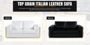 1130 - Top Grain Italian Leather Chair - R&R Furniture Gallery (Fountain Valley, CA)