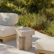 Alma - Tile Concrete Indoor/Outdoor Side Table - R&R Furniture Gallery (Fountain Valley, CA)