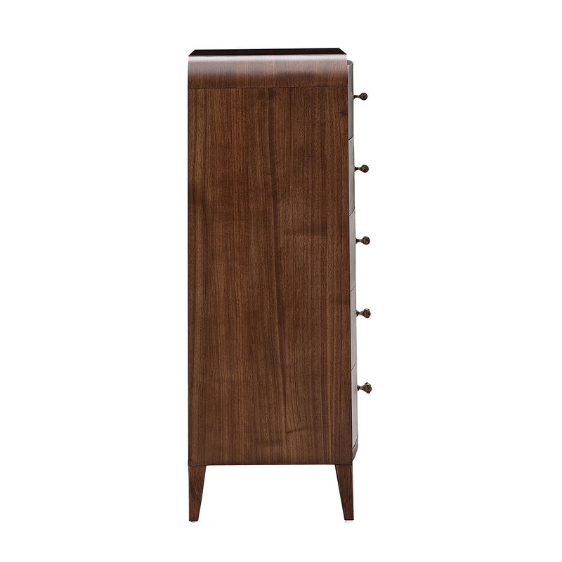 Houston - 5-Drawer Chest - Walnut - R&R Furniture Gallery (Fountain Valley, CA)