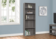 Bookshelf, Bookcase, 6 Tier, For Office, Transitional - R&R Furniture Gallery (Fountain Valley, CA)