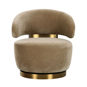 Austin - Recycled Fabric Swivel Chair - R&R Furniture Gallery (Fountain Valley, CA)