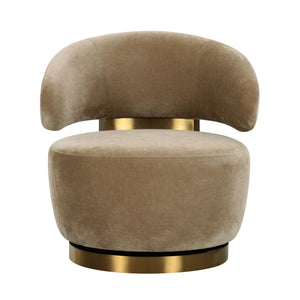 Austin - Recycled Fabric Swivel Chair - R&R Furniture Gallery (Fountain Valley, CA)