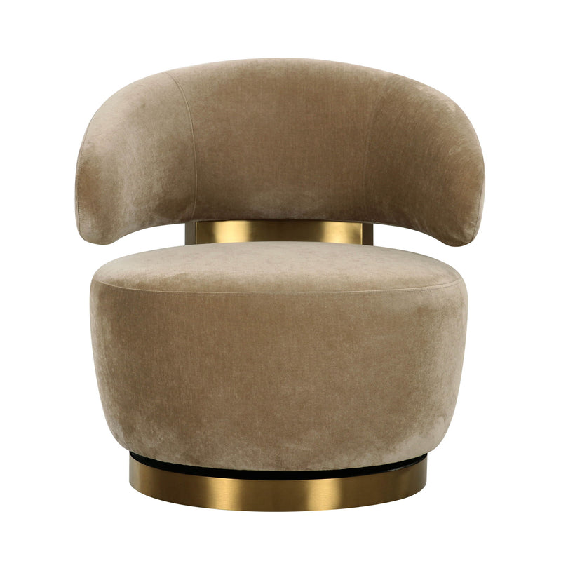 Austin - Recycled Fabric Swivel Chair - R&R Furniture Gallery (Fountain Valley, CA)