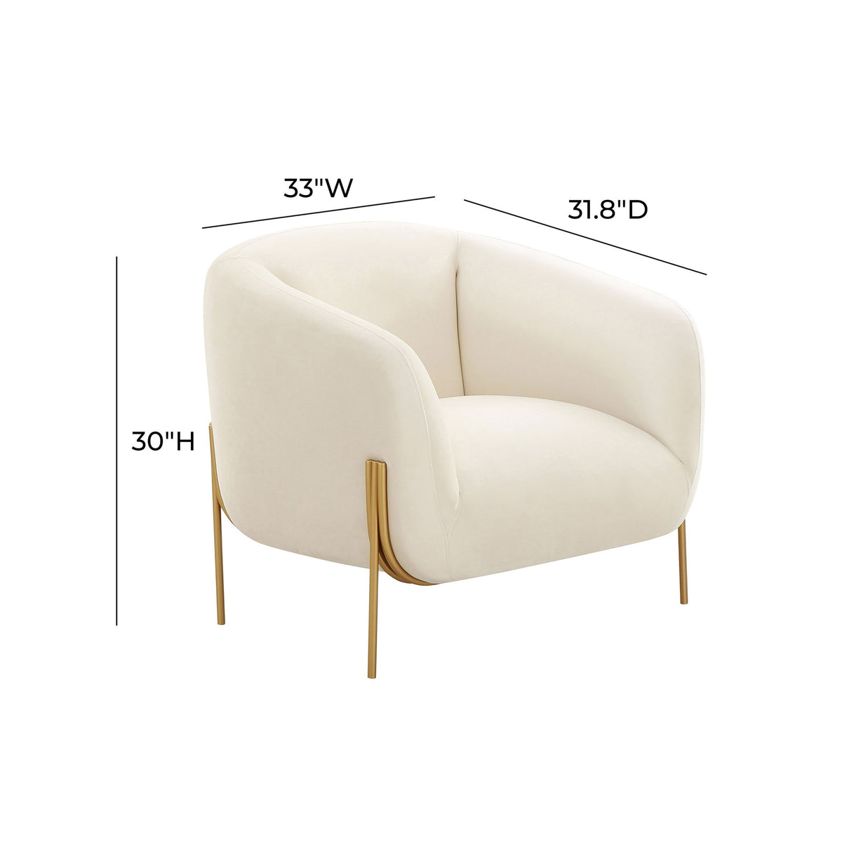 Kandra - Velvet Accent Chair - R&R Furniture Gallery (Fountain Valley, CA)