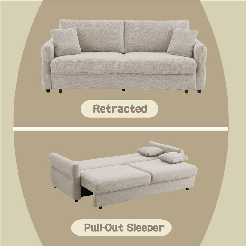 Haran - Sofa With Sleeper - R&R Furniture Gallery (Fountain Valley, CA)