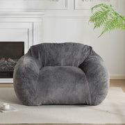 Sezze - Indoor Bean Bag Chair - Gray - R&R Furniture Gallery (Fountain Valley, CA)