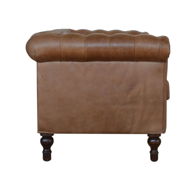 Buffalo - Chesterfield Sofa - Brown - R&R Furniture Gallery (Fountain Valley, CA)