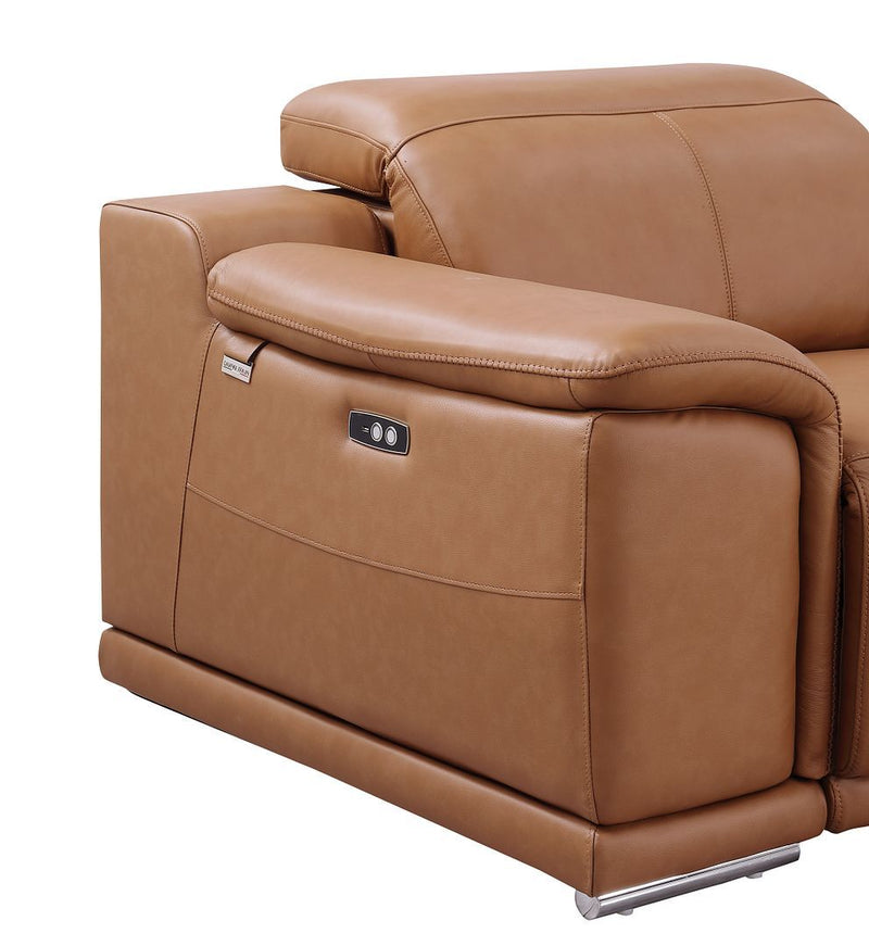 9762 - 7-Piece Modular Power Reclining Sofa, Loveseat And Chair Set With 5 Power Recliners In