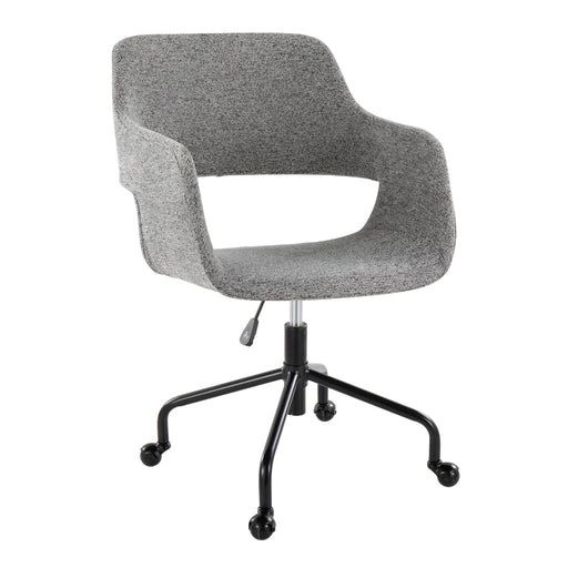 Lumi Source Margarite contemporary adjustable office desk chair with cushioned seat and modern design, ideal for home or office workspace.