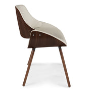 Malden - Bentwood Upholstered Dining Chair With Wood Back - R&R Furniture Gallery (Fountain Valley, CA)
