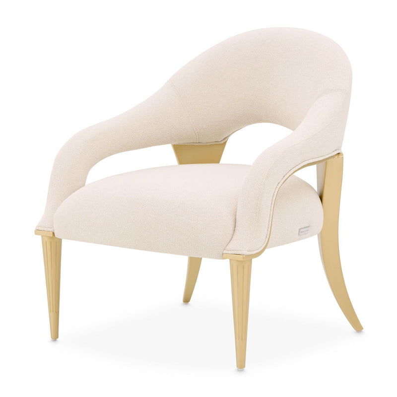 Scotts Square - Accent Chair - Cornsilk / Light Champagne
