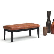 Lacey - Upholstered Tufted Ottoman Bench - R&R Furniture Gallery (Fountain Valley, CA)