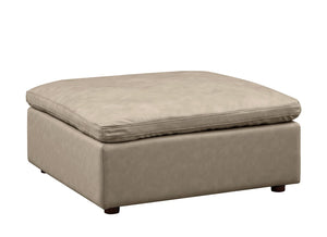 1100 - 9-Piece U-Shaped Sectional In Top-Grain Italian Leather