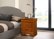 Traditional Style Design Nightstand - R&R Furniture Gallery (Fountain Valley, CA)
