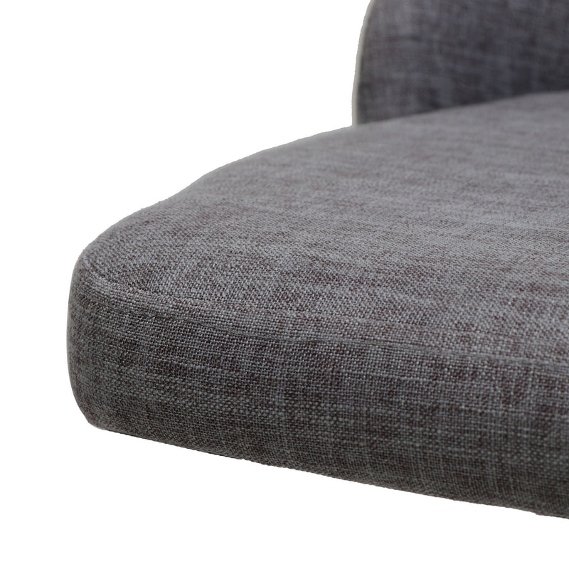 Modern Dining Chair With Iron Legs And Wood Finish - R&R Furniture Gallery (Fountain Valley, CA)
