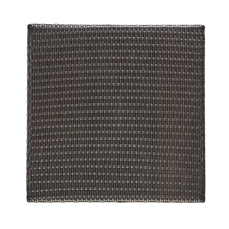 Outdoor Square Rattan Bar Table With Iron Frame - Multi Brown - R&R Furniture Gallery (Fountain Valley, CA)