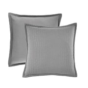 Trent - 26" Square Euro Sham - Gray - R&R Furniture Gallery (Fountain Valley, CA)
