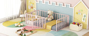 Metal Floor Bed Frame With Fence And Door - R&R Furniture Gallery (Fountain Valley, CA)