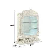 Adara - Curio - Antique White - R&R Furniture Gallery (Fountain Valley, CA)