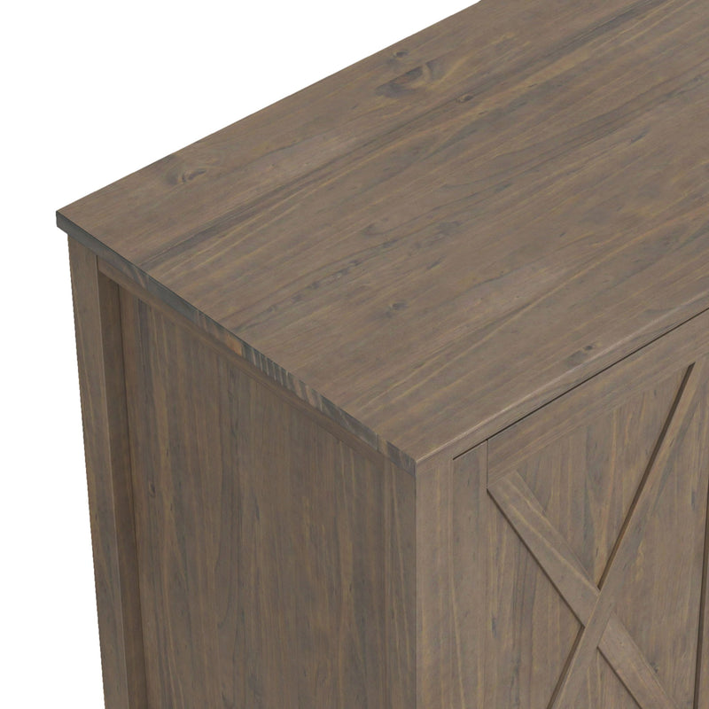 Ela - Medium TV Stand - Smoky Brown - R&R Furniture Gallery (Fountain Valley, CA)