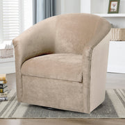 Eden - Swivel Chair With Upholstery And Hardwood Frame - R&R Furniture Gallery (Fountain Valley, CA)