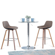 Randolph - Bentwood Multifunctional Counter / Bar Height Stool (Set of 2) - R&R Furniture Gallery (Fountain Valley, CA)