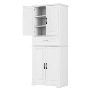 Bathroom Storage Cabinet With Drawer And Adjustable Shelf