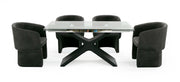 Adler - Modern Black Glass Extendable 63"/94.5" Dining Table — view 3