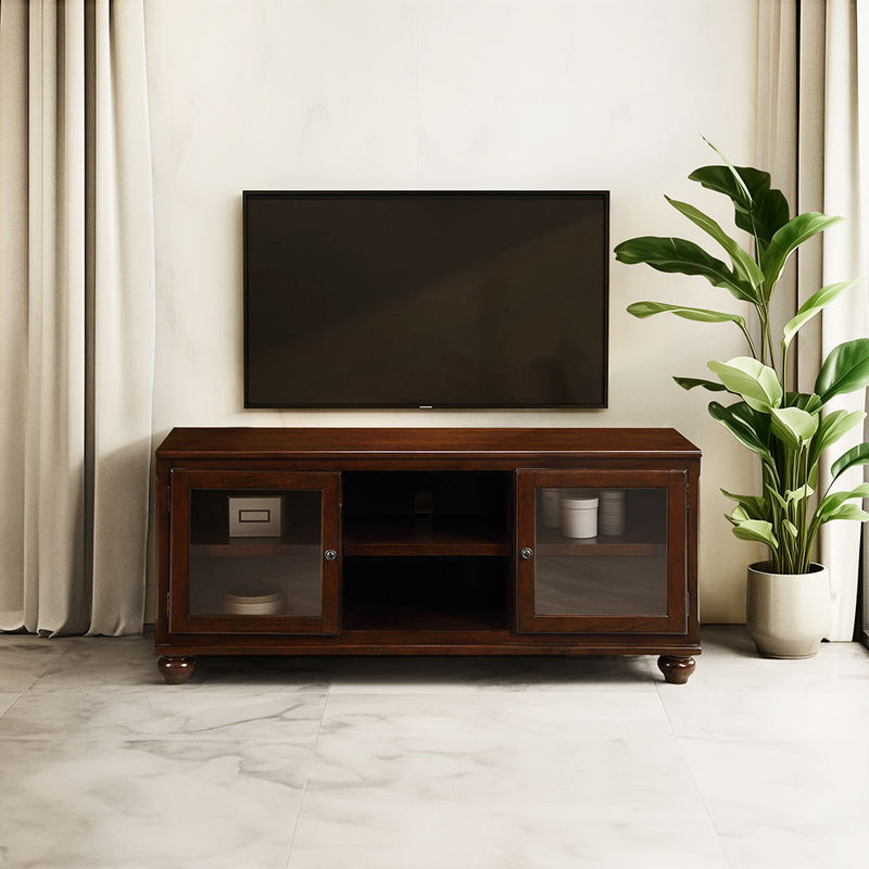 Dita - TV Stand - Walnut - R&R Furniture Gallery (Fountain Valley, CA)