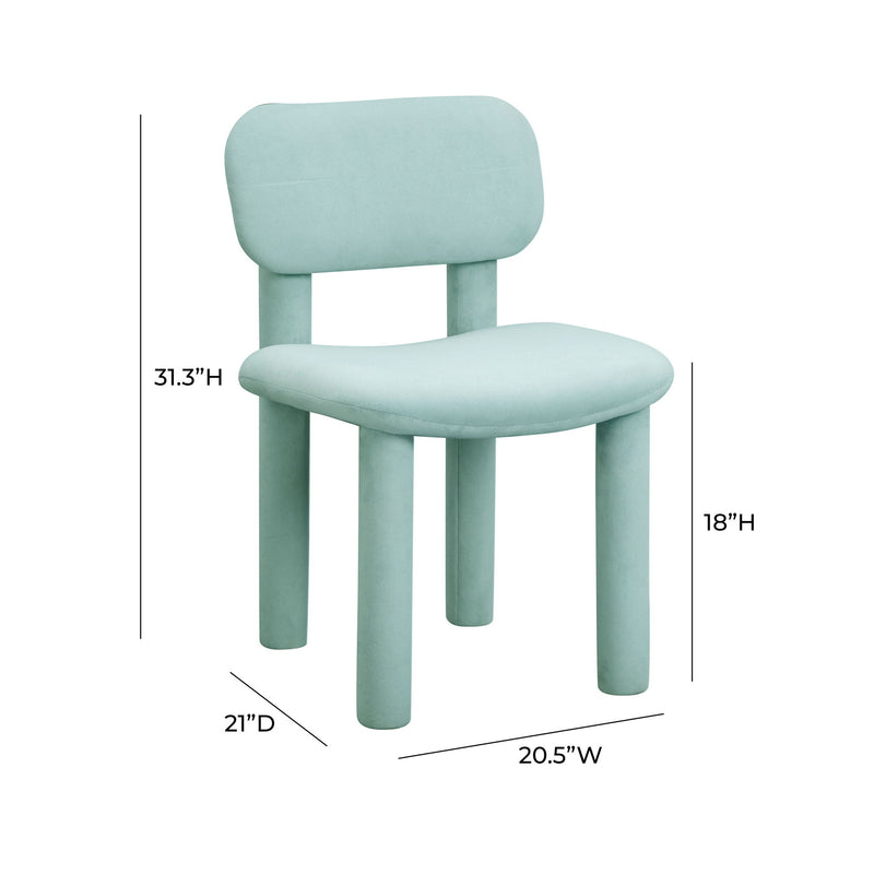 Elise - Velvet Dining Chair - R&R Furniture Gallery (Fountain Valley, CA)