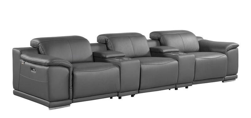9762 - 8-Piece Modular Power Reclining Sofa And Console Loveseat Set With