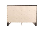 Glory Furniture Marilla dresser with sleek wood finish and multiple drawers, ideal for bedroom storage and organization.