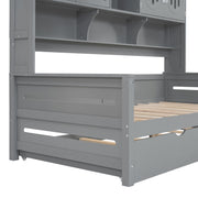 Daybed With All-In-One Cabinet And Shelf - R&R Furniture Gallery (Fountain Valley, CA)