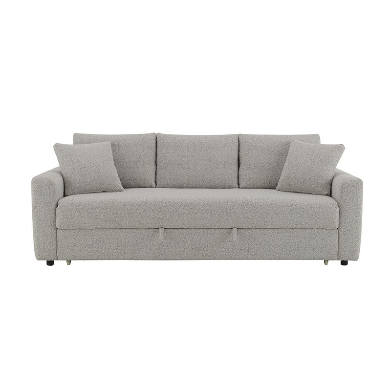 Connie - Sofa With Sleeper - Gray Boucle - R&R Furniture Gallery (Fountain Valley, CA)