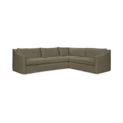 Classic Home Kipton upholstered corner sectional with plush cushions and modern design, shown in a cozy living room setting.