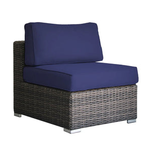 Modern Rattan Wicker Seating Group With Cushions
