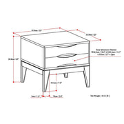Harper - Handcrafted End Table - R&R Furniture Gallery (Fountain Valley, CA)