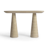 Sandra - Indoor / Outdoor Console Table - Travertine - R&R Furniture Gallery (Fountain Valley, CA)