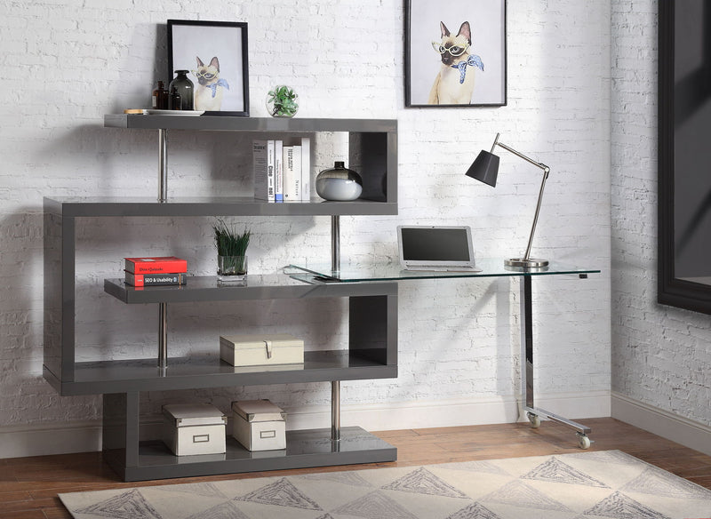 Buck II - Writing Desk With Bookshelf - R&R Furniture Gallery (Fountain Valley, CA)