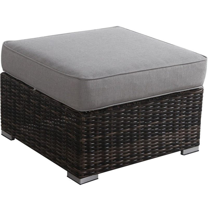 Stylish Outdoor Ottoman With Cushion For Comfort - R&R Furniture Gallery (Fountain Valley, CA)