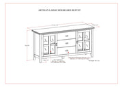 Artisan - Large Sideboard Buffet - Russet Brown - R&R Furniture Gallery (Fountain Valley, CA)