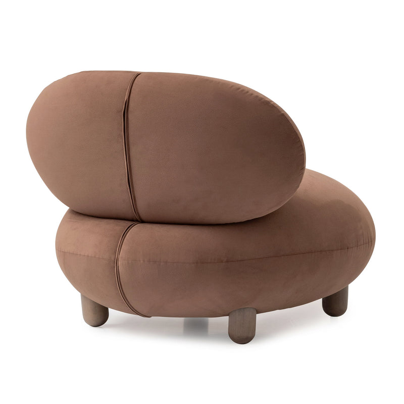 Bristol Point - Accent Chair - Fawn / Saddle Brown - R&R Furniture Gallery (Fountain Valley, CA)