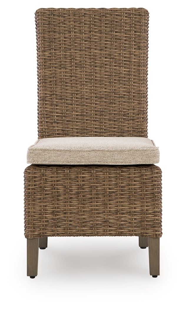 Laguna Heights - Side Chair With Cushion (Set of 2) - Beige - R&R Furniture Gallery (Fountain Valley, CA)