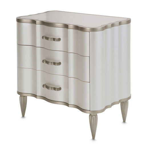 London Place - Nightstand - Creamy Pearl - R&R Furniture Gallery (Fountain Valley, CA)