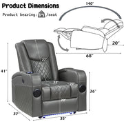 Alair - Power Motion Recliner With Bluetooth, Wireless Charger & Cupholder - R&R Furniture Gallery (Fountain Valley, CA)