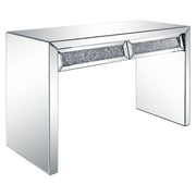 Noralie - Console Table Faux Diamonds - Mirrored - R&R Furniture Gallery (Fountain Valley, CA)