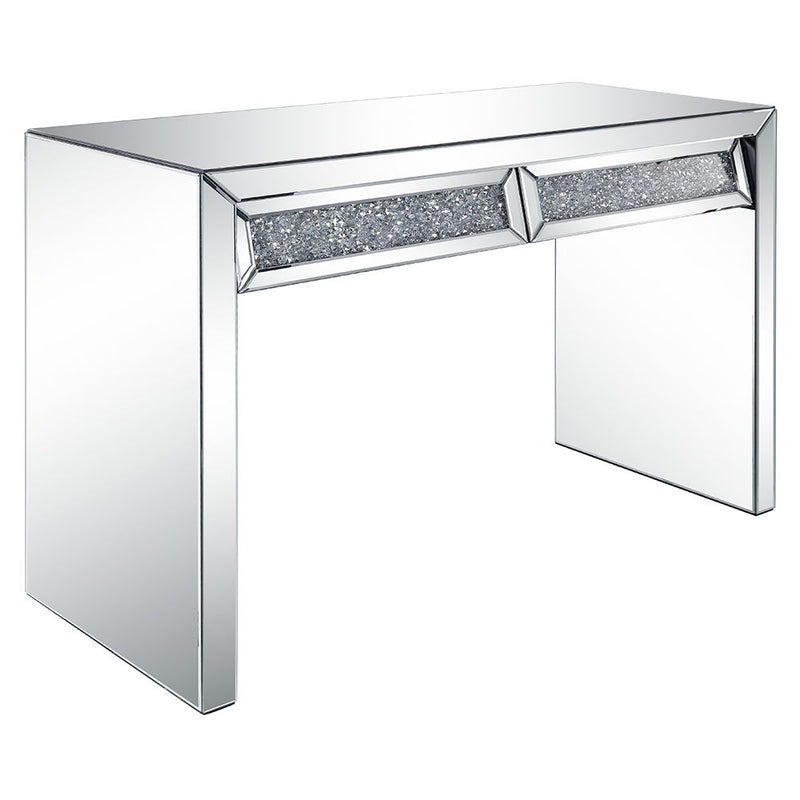 Noralie - Console Table Faux Diamonds - Mirrored - R&R Furniture Gallery (Fountain Valley, CA)