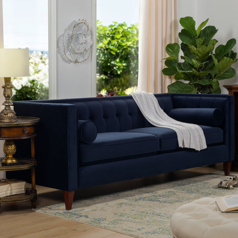 Jack - Modern Tuxedo Tufted Sofa - R&R Furniture Gallery (Fountain Valley, CA)
